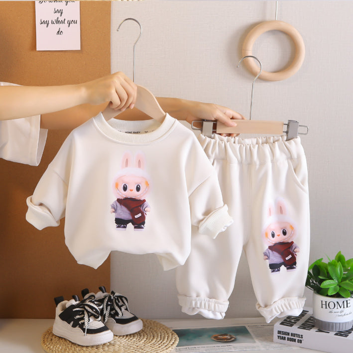 2-Piece Unisex Kids Bunny Outfit β Blue or White (1-5 Years)